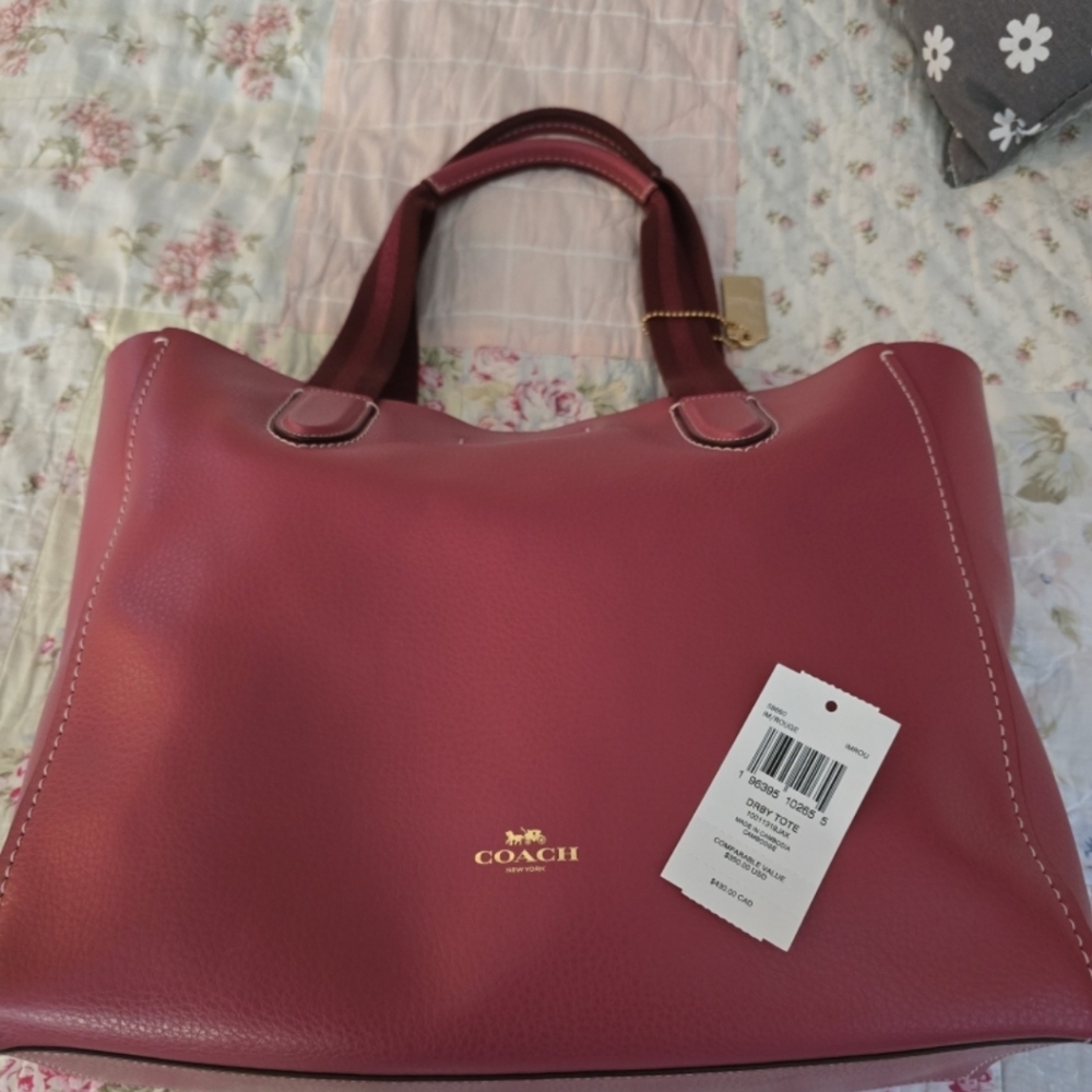 Coach Derby Tote, Handbag NWT